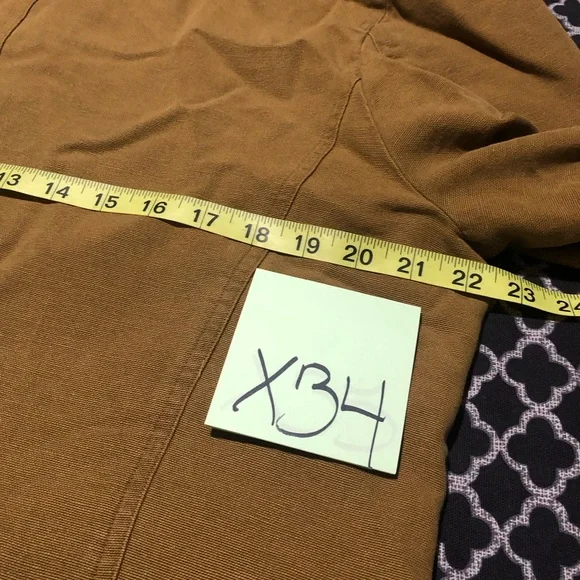 Territory Ahead Blazer Jacket Mens Medium Silk Blend 3 Button Brown X34
